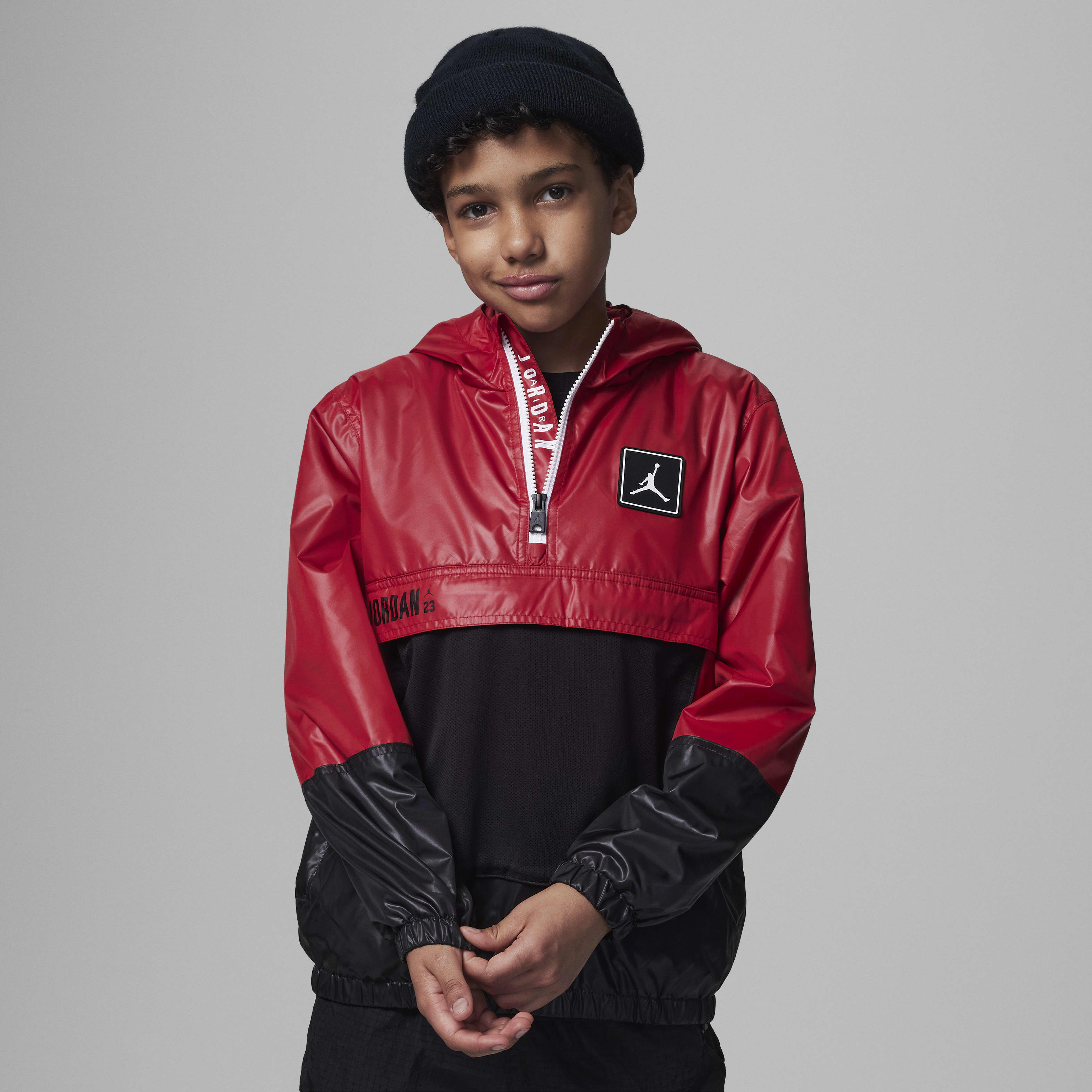 Nike Jordan Half Zip Windbreaker Older Kids Jacket King s Cross